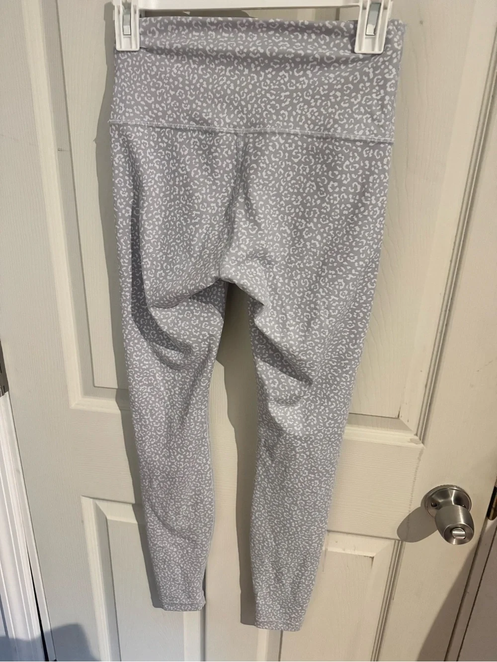 Lululemon Women Wunder Train HR TightLegging 25” LDSM GrayWhite 6 New Leopard